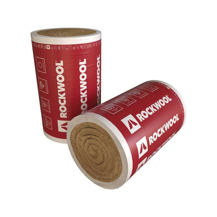 Маты прошивные Rockwool Alu Wired Mat 80 120х1000х2000 (с фольгой)