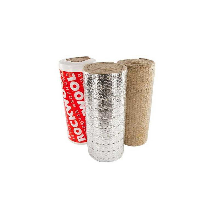 Маты прошивные Rockwool Alu Wired Mat 105 60х1000х2000 (с фольгой)